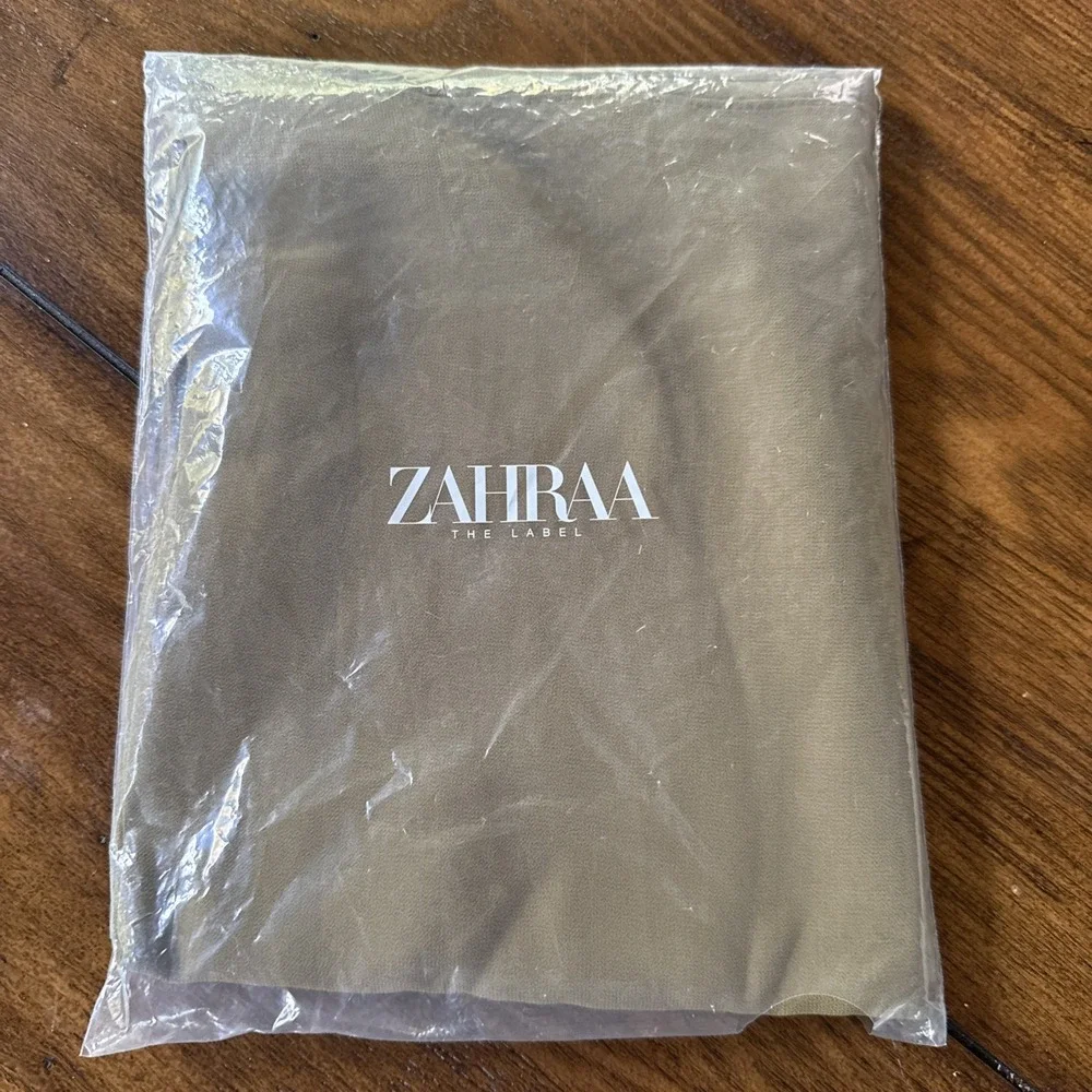 ZAHRAA Premium Chiffon Hijab Olive‎ New